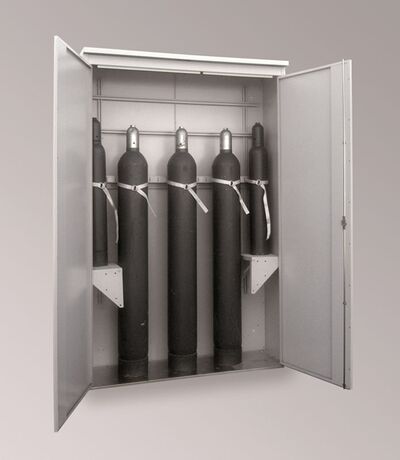 Gasflaschenschrank C27-3301-B (TRG 1400_mit_Einhaengeboeden)