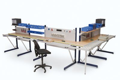 IBLG HP2016_05_404 Systemarbeitsplatz mit Rollen und Aufbau