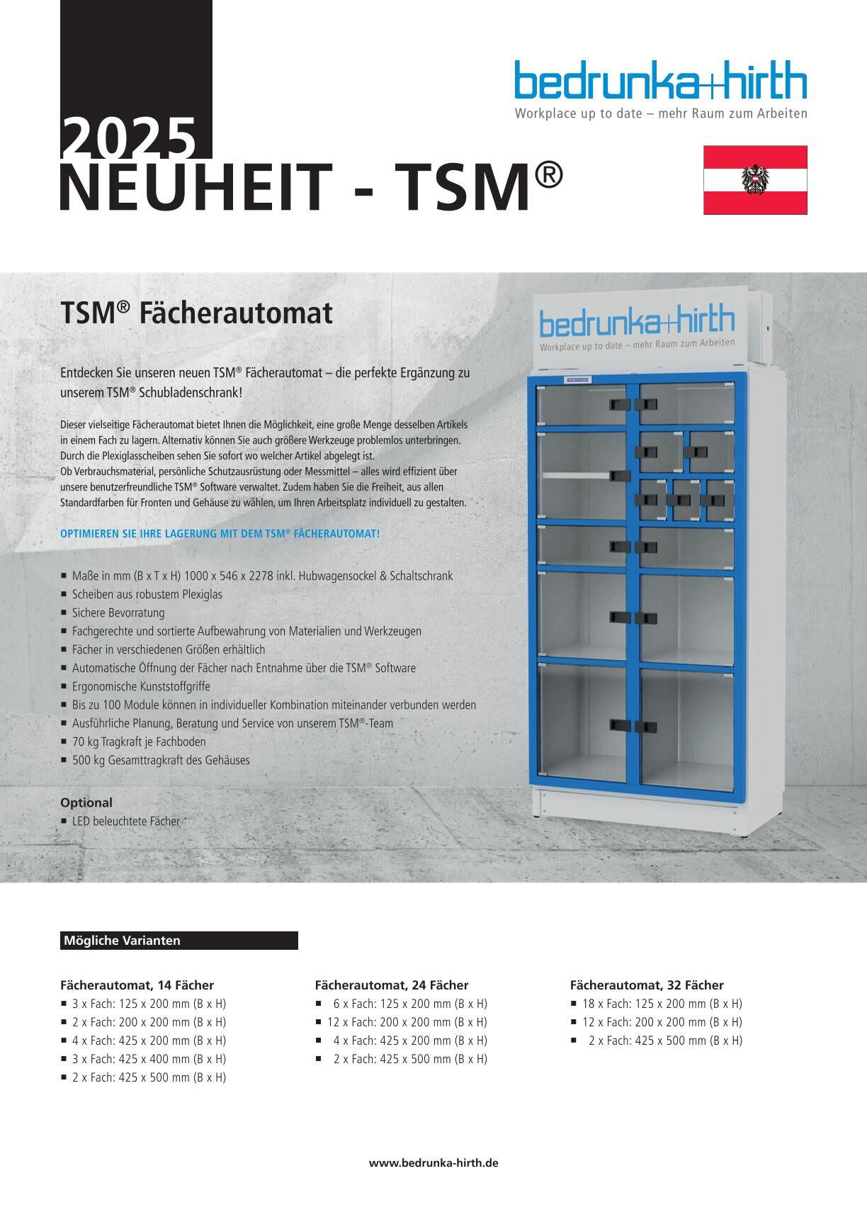 Fächerautomat Serie B H TSM