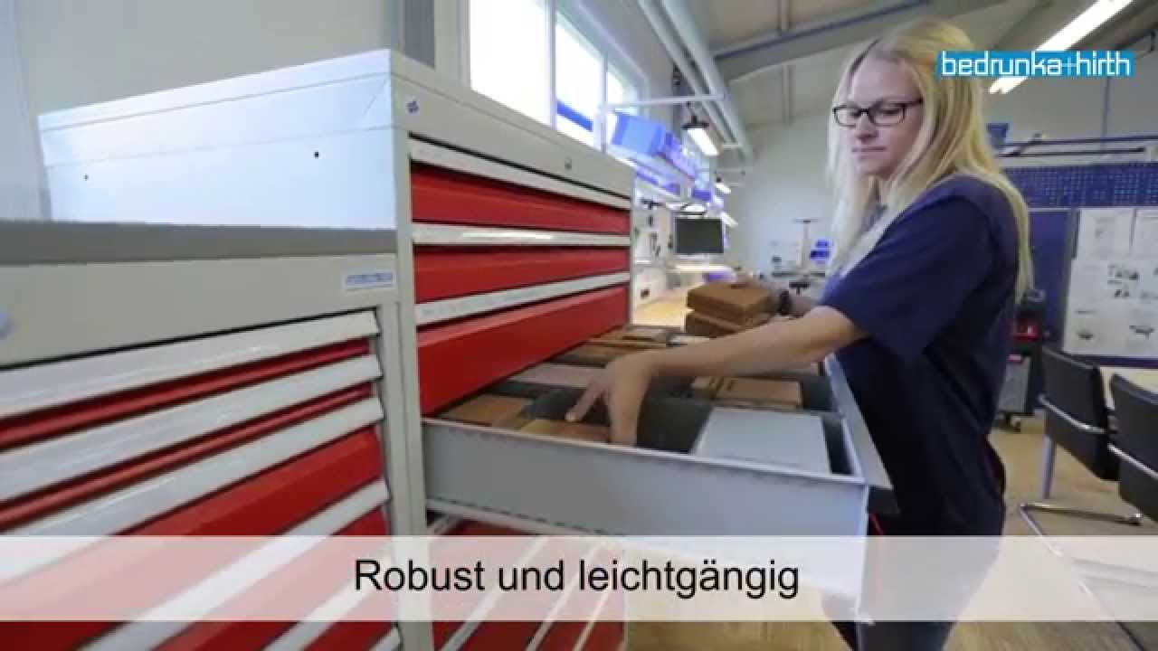 Video abspielen: Schubladenschränke
